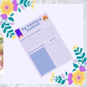 Monthly Planners